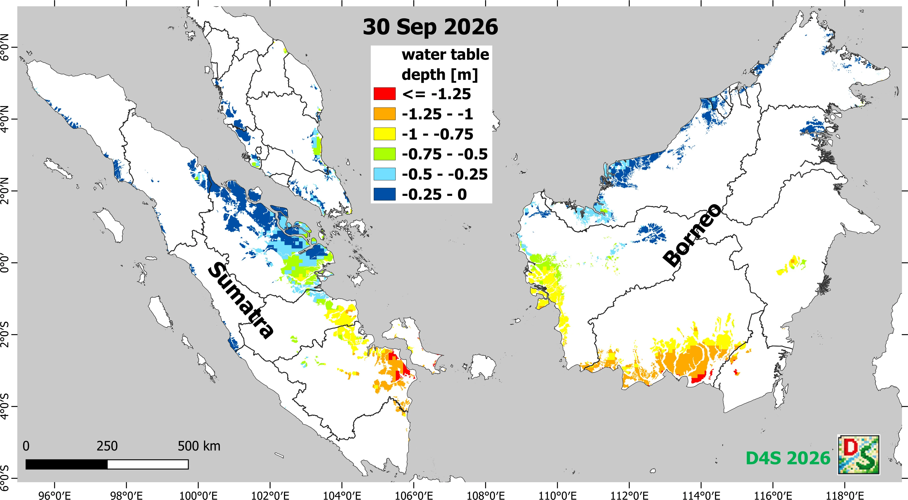 2026 water table depth map